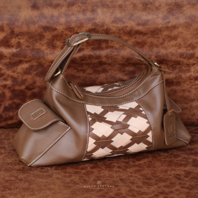 Tas Kulit Sapi Asli Model Anyam Tas Azahra By Djoen Leather
