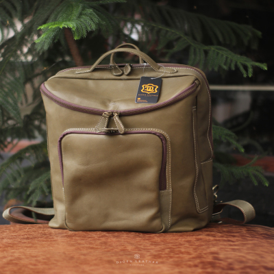 Tas Ransel Kulit Sapi Asli Ransel Denny Jenis Kulit Crazy Horse By Djoen Leather